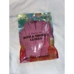 Elite Shower Exfoliating Wash Skin Spa Bath Gloves Scrubber New in Package